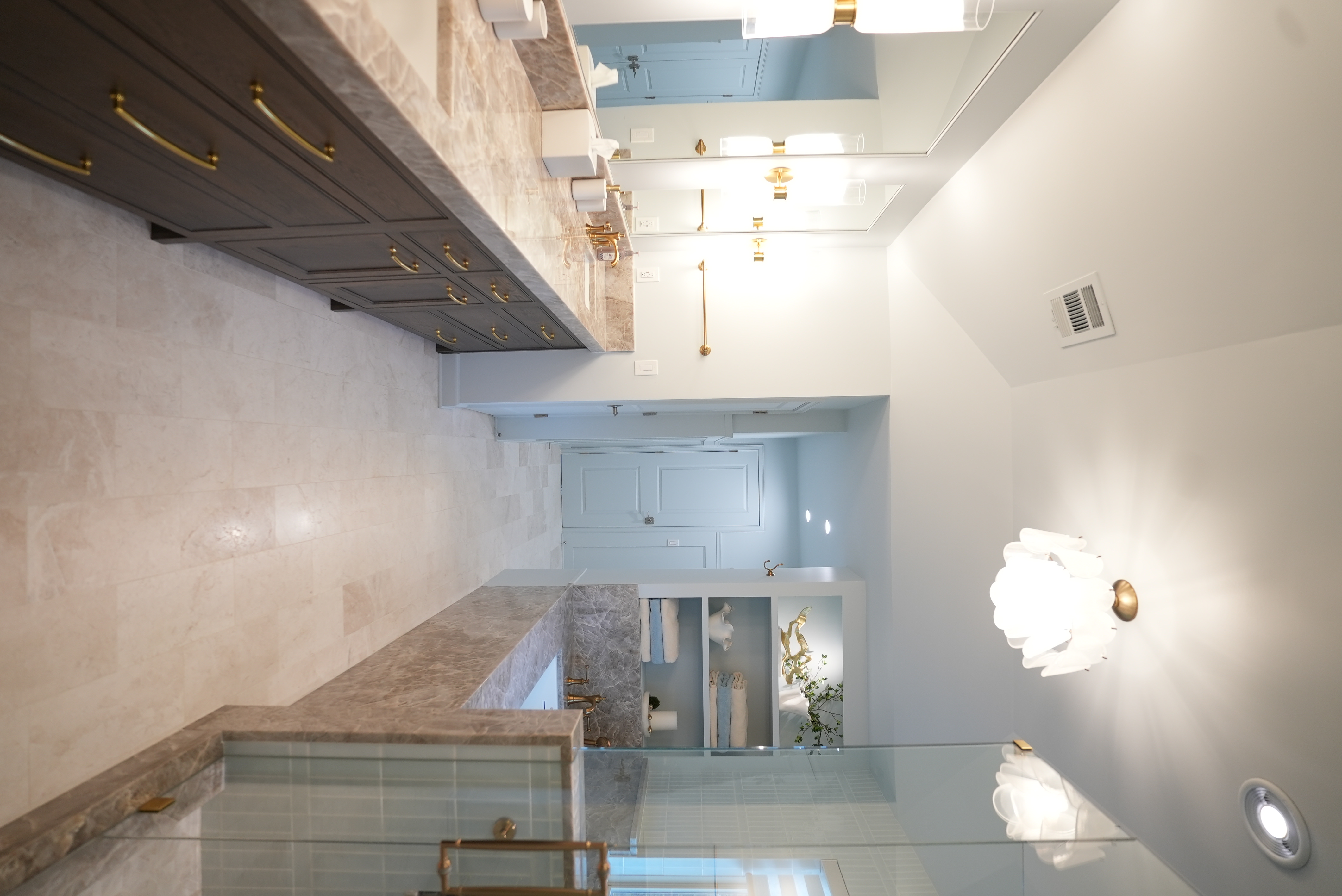 Luxury bathroom by Dream Renovations